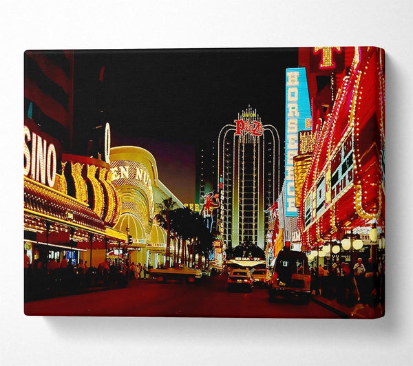  A Canvas Print of Las Vegas Strip Casino Heaven Canvas Art