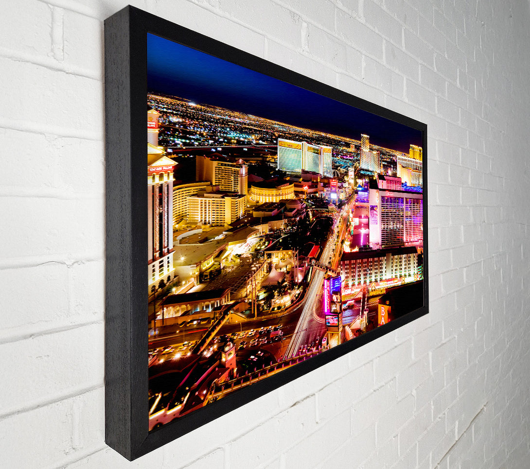  A Canvas Print of Las Vegas Strip Canvas Print