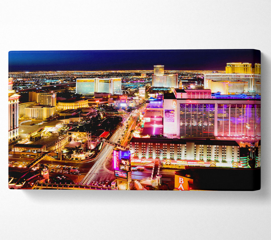  A Canvas Print of Las Vegas Strip Canvas Print