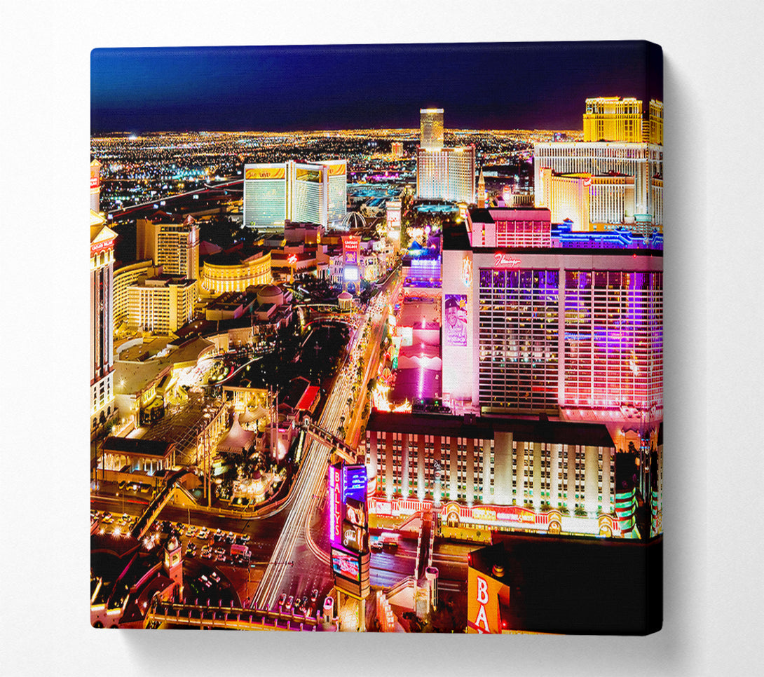 A Canvas Print of Las Vegas Strip Canvas Print
