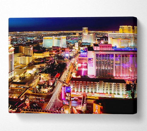  A Canvas Print of Las Vegas Strip Canvas Print