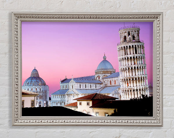 Leaning Tower Of Pisa Framed Print