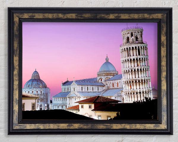 Leaning Tower Of Pisa Framed Print