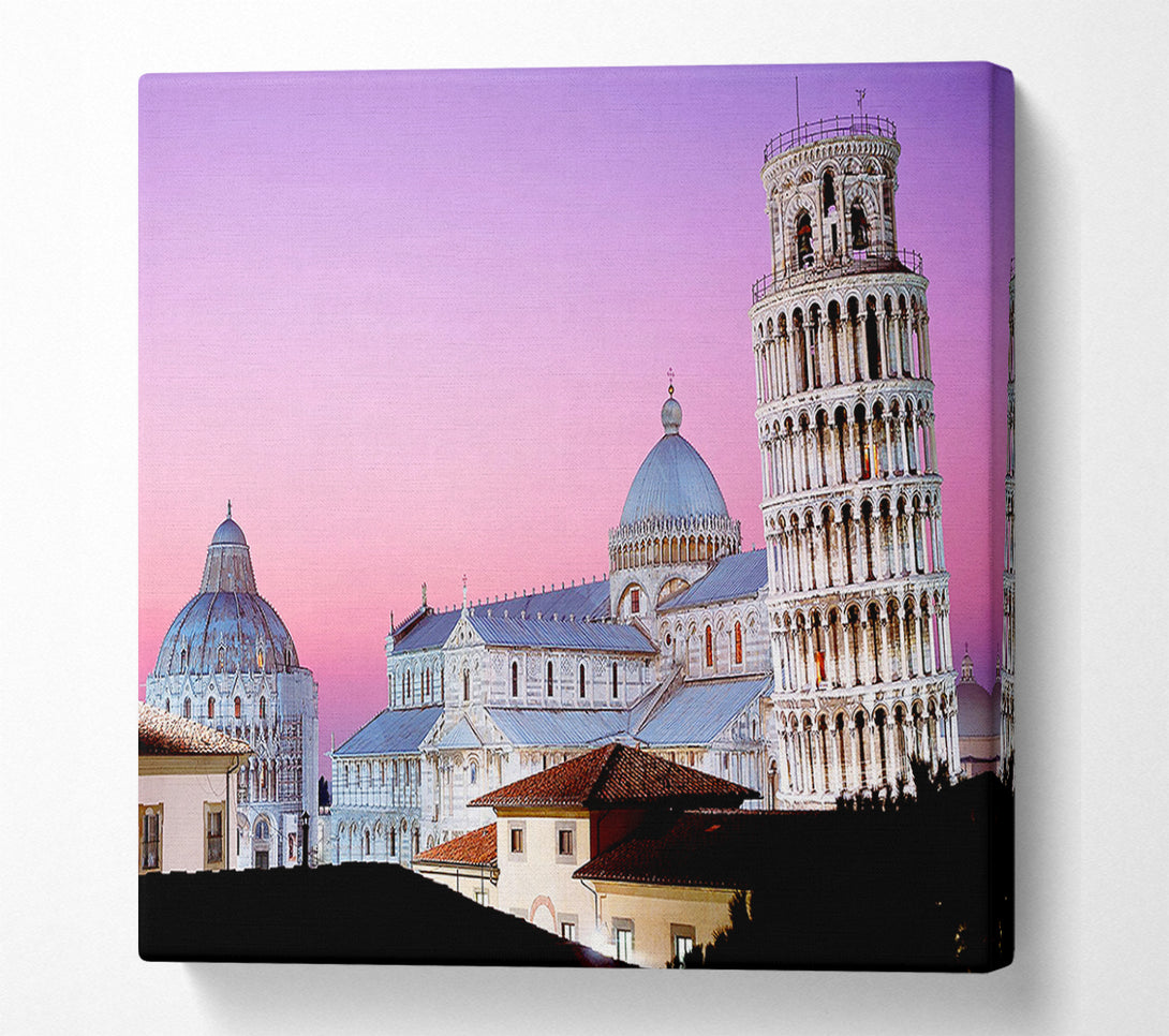  A Canvas Print of Leaning Tower Of Pisa Canvas Print
