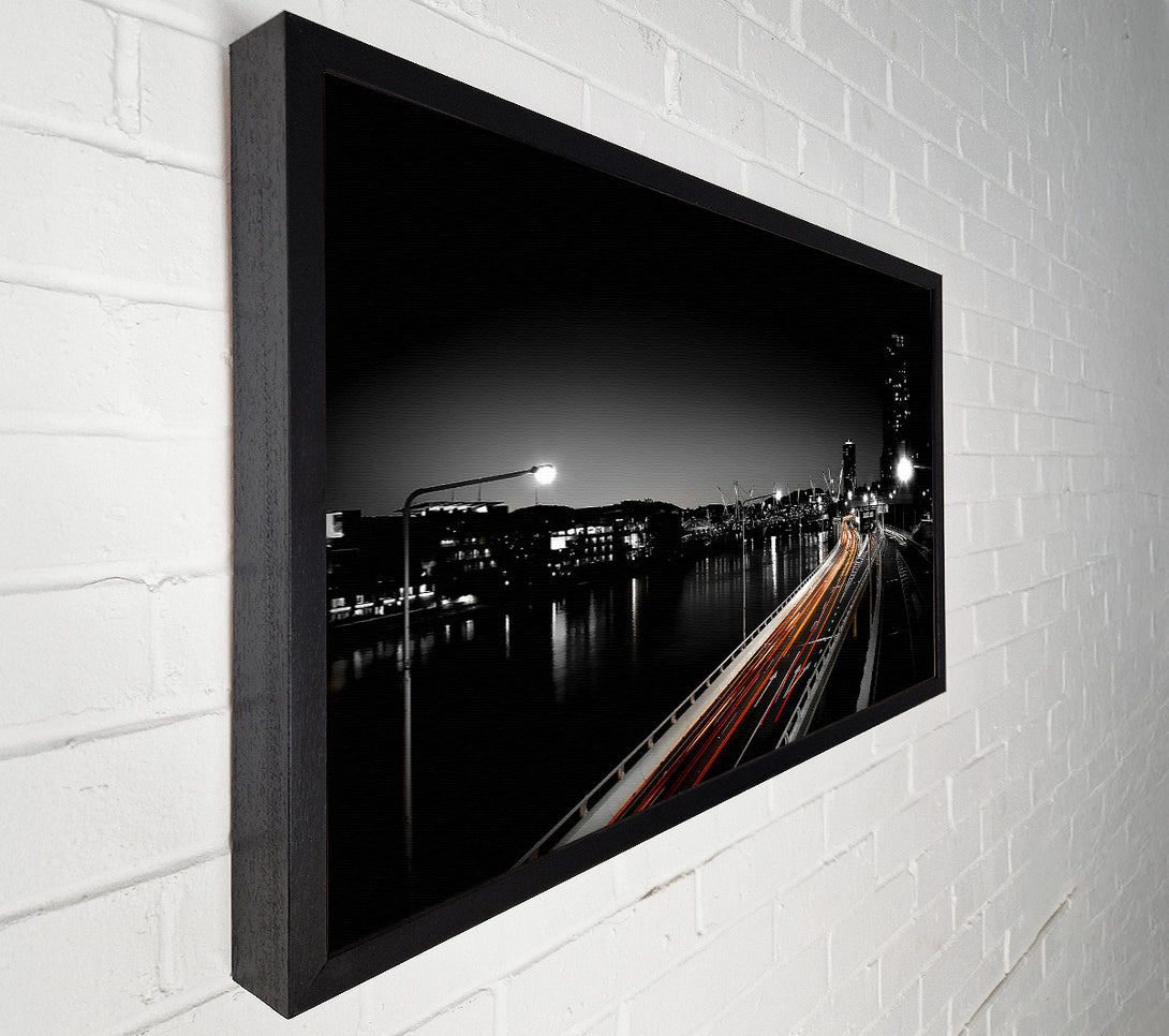  A Canvas Print of Light Traces Canvas Wall Art