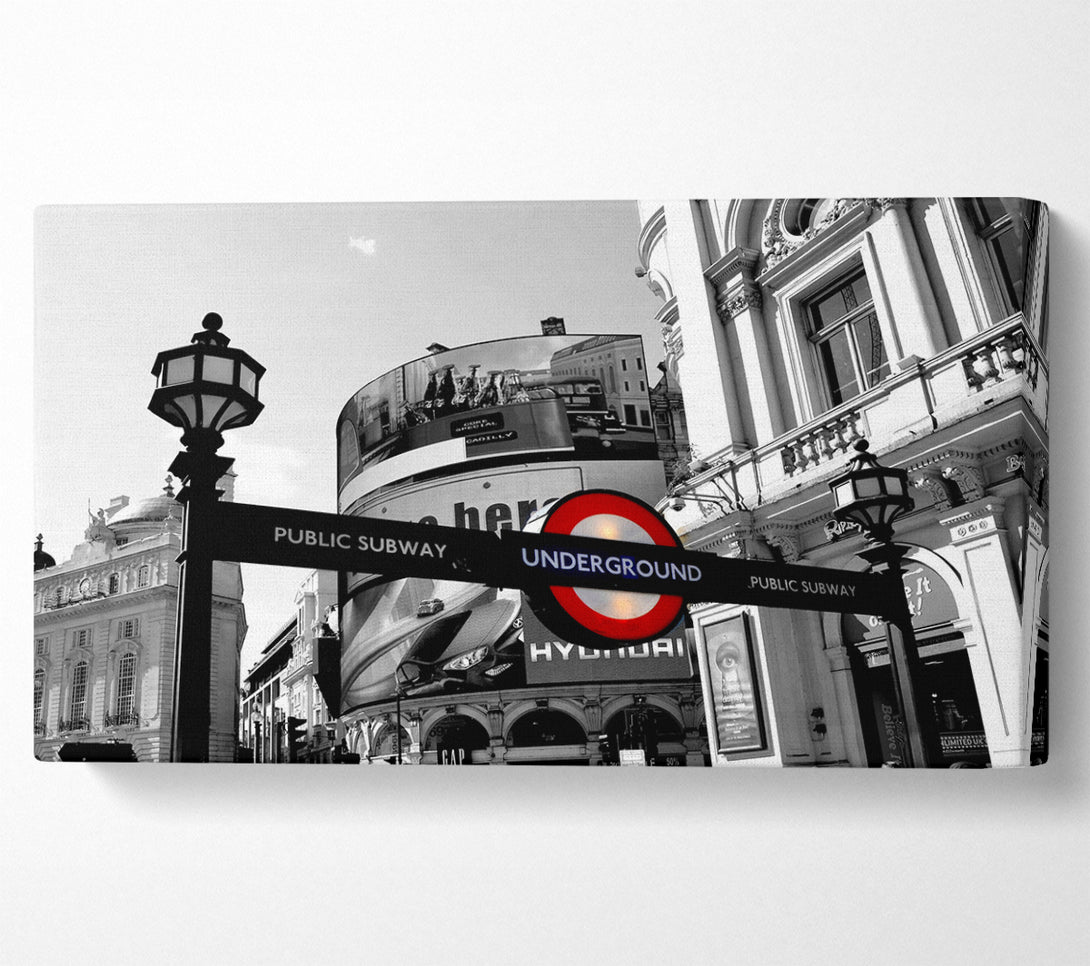  A Canvas Print of London Piccadilly Circus Canvas Art