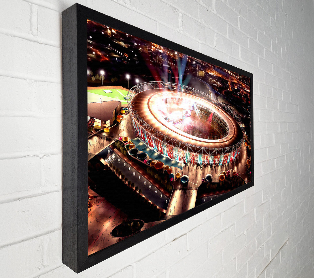  A Canvas Print of London 2012 Olympic Stadium Canvas Art