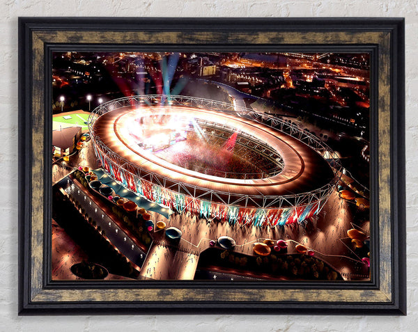 London 2012 Olympic Stadium Framed Print