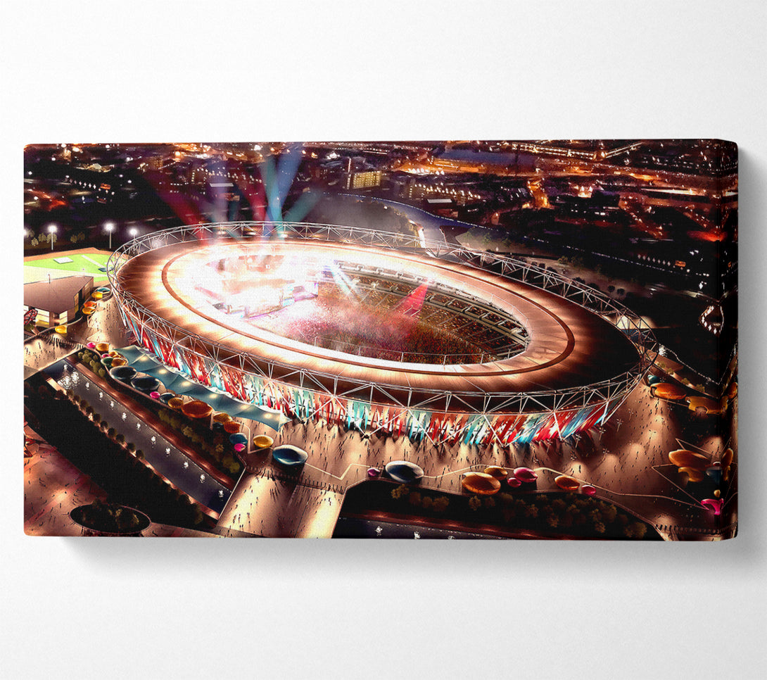  A Canvas Print of London 2012 Olympic Stadium Canvas Art