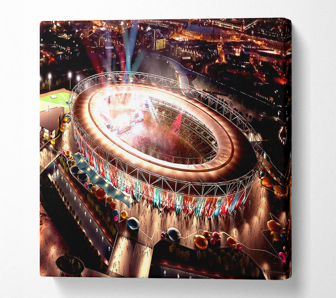  A Canvas Print of London 2012 Olympic Stadium Canvas Art