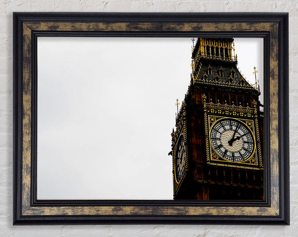 London Big Ben Skies Framed Print
