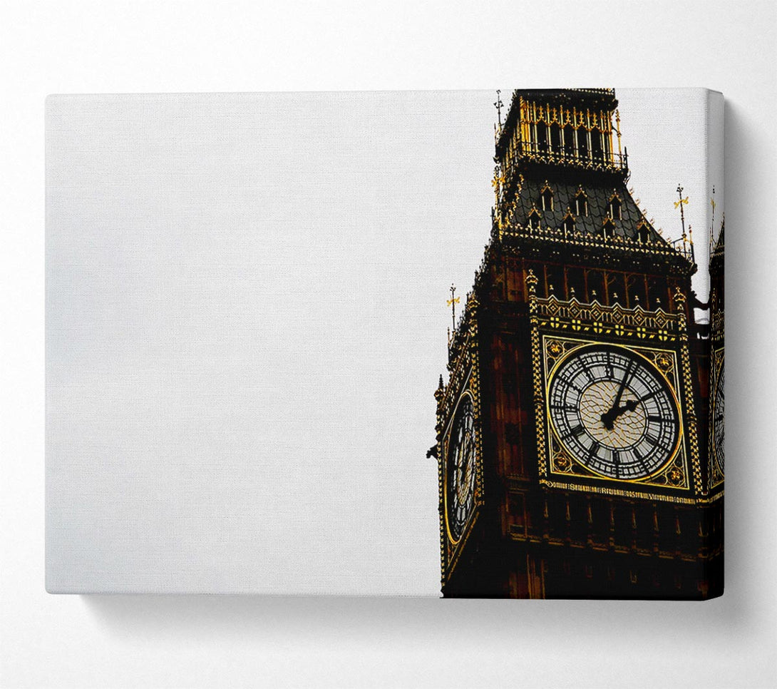  A Canvas Print of London Big Ben Skies Canvas Print