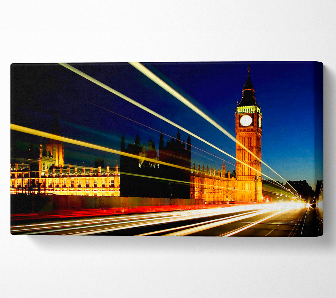  A Canvas Print of London Big Ben Lights Canvas Wall Art