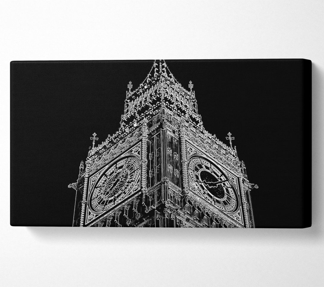  A Canvas Print of London Big Ben Canvas Wall Art