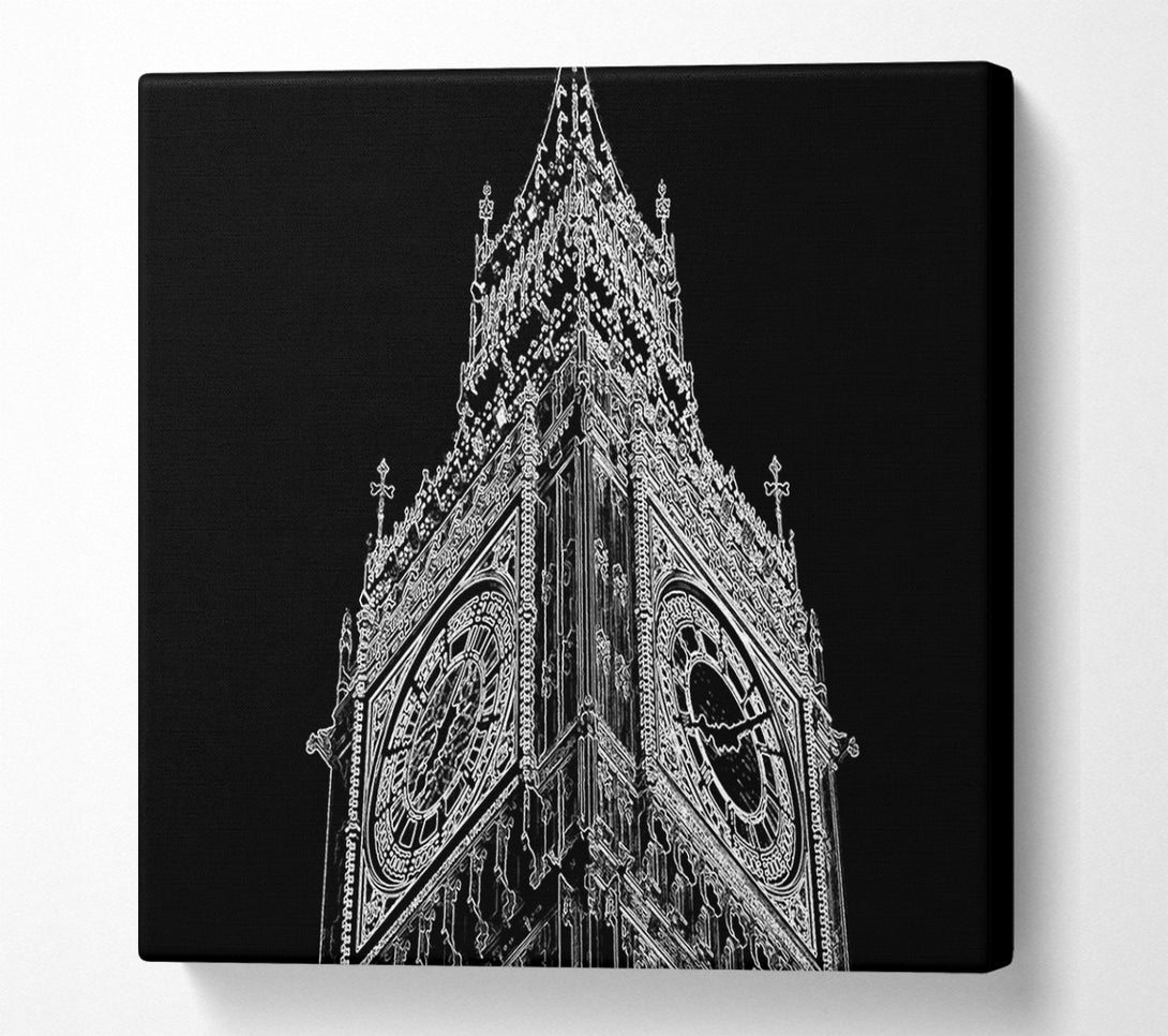  A Canvas Print of London Big Ben Canvas Wall Art