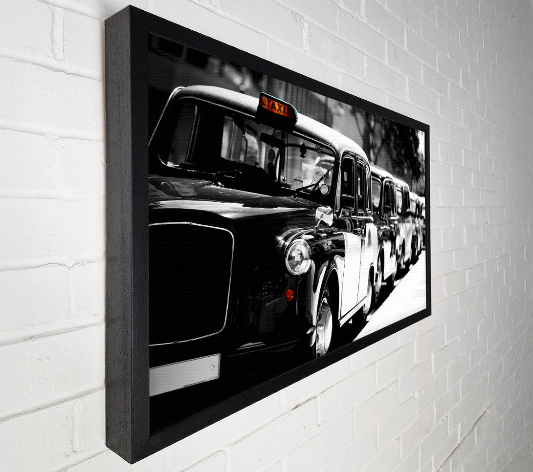  A Canvas Print of London Black Cabs Canvas Wall Art