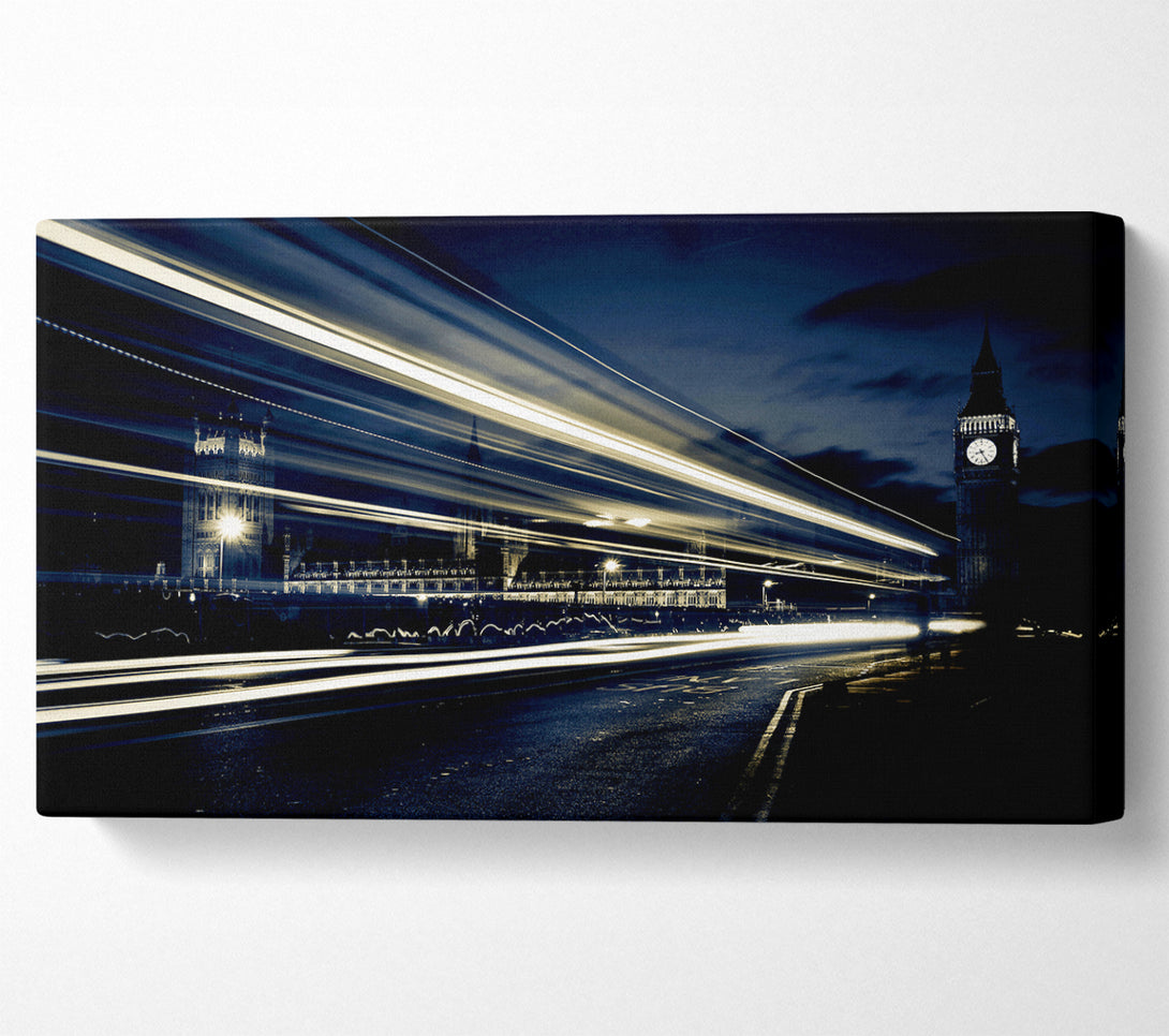  A Canvas Print of London Blue Nights Canvas Wall Art