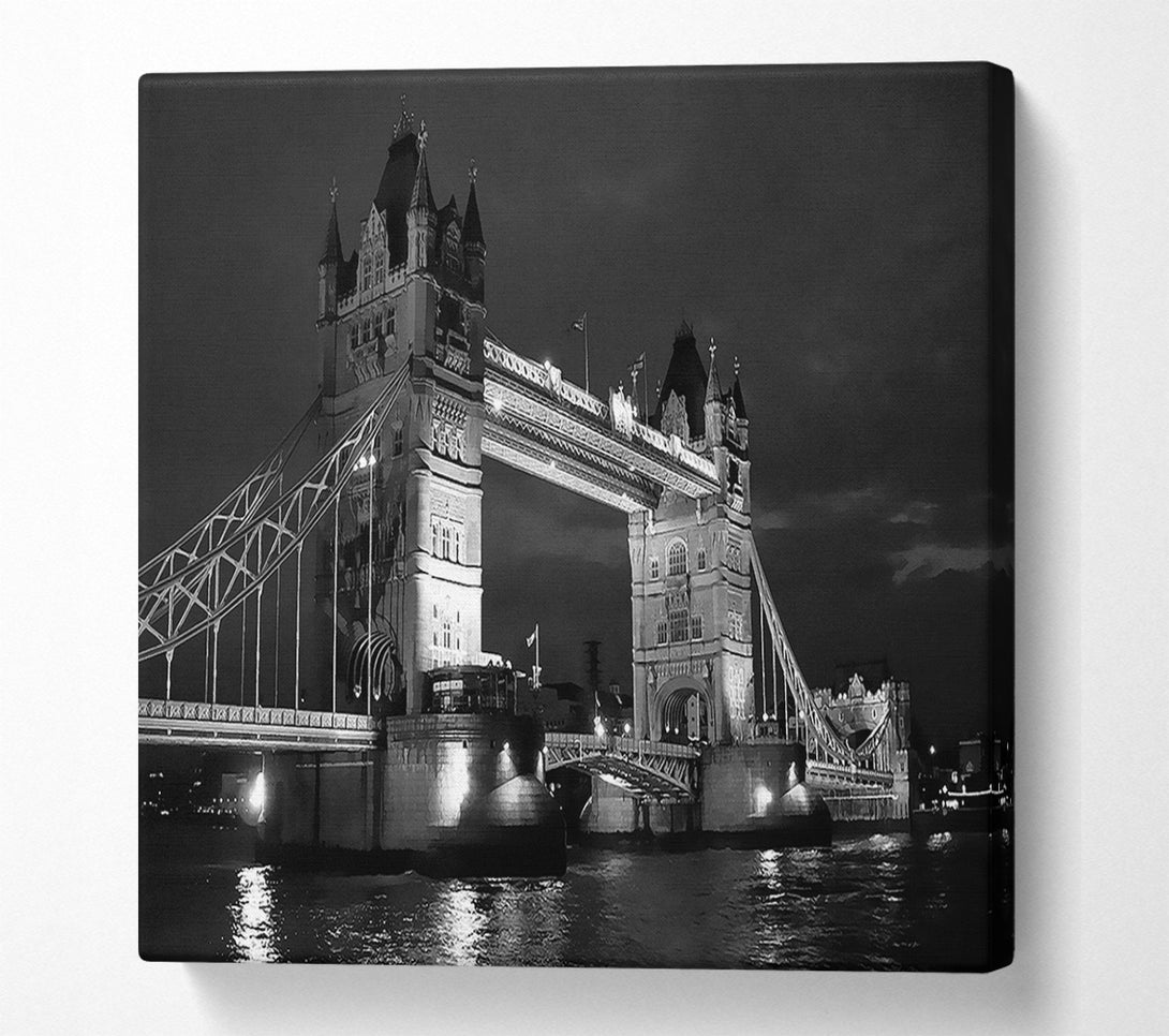  A Canvas Print of London Bridge Black Beauty Canvas Print