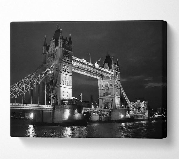  A Canvas Print of London Bridge Black Beauty Canvas Print