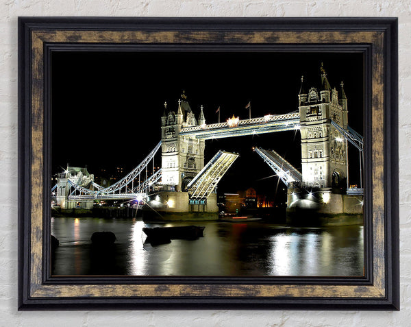 London Bridge Night Framed Print