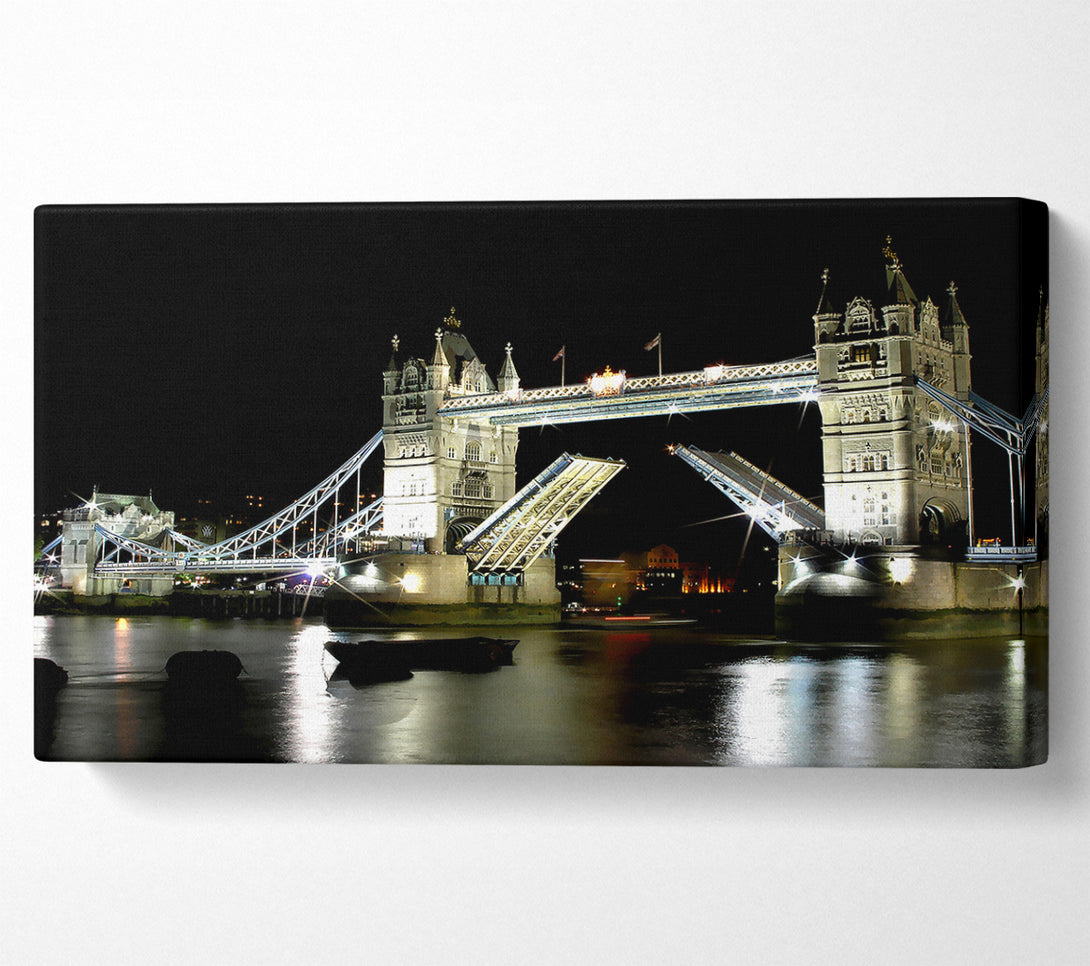  A Canvas Print of London Bridge Night Canvas Art