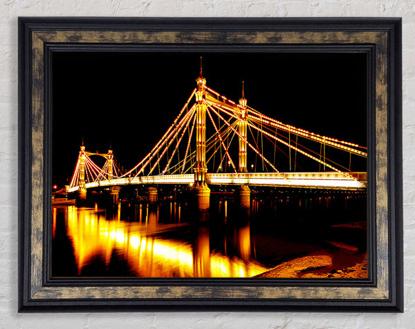 London Bridge Reflections Framed Print