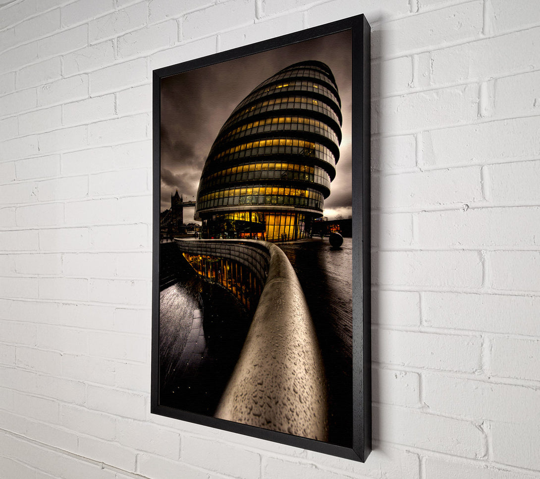  A Canvas Print of London City Hall Canvas Wall Art
