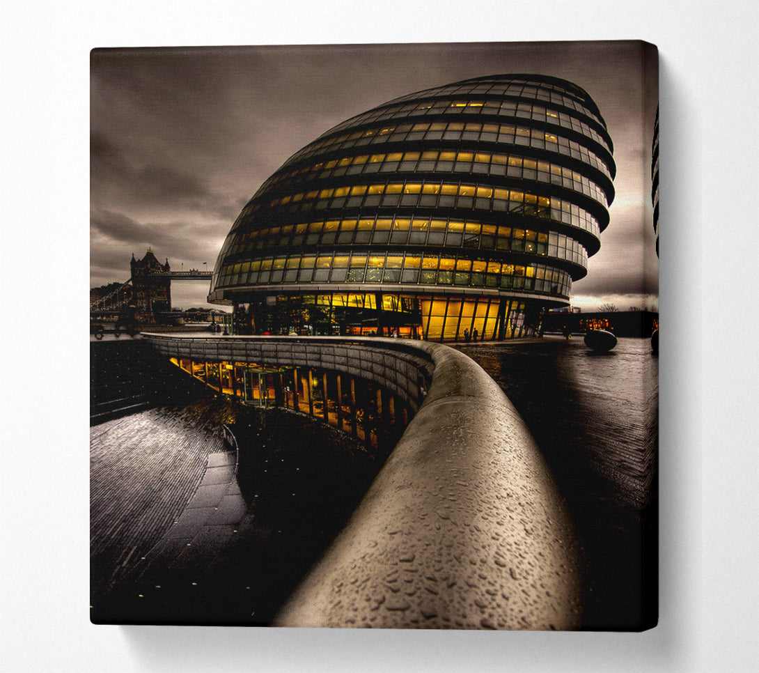  A Canvas Print of London City Hall Canvas Wall Art