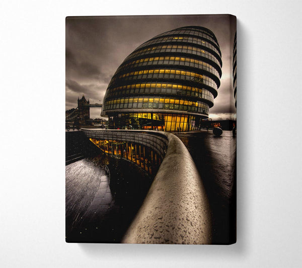  A Canvas Print of London City Hall Canvas Wall Art