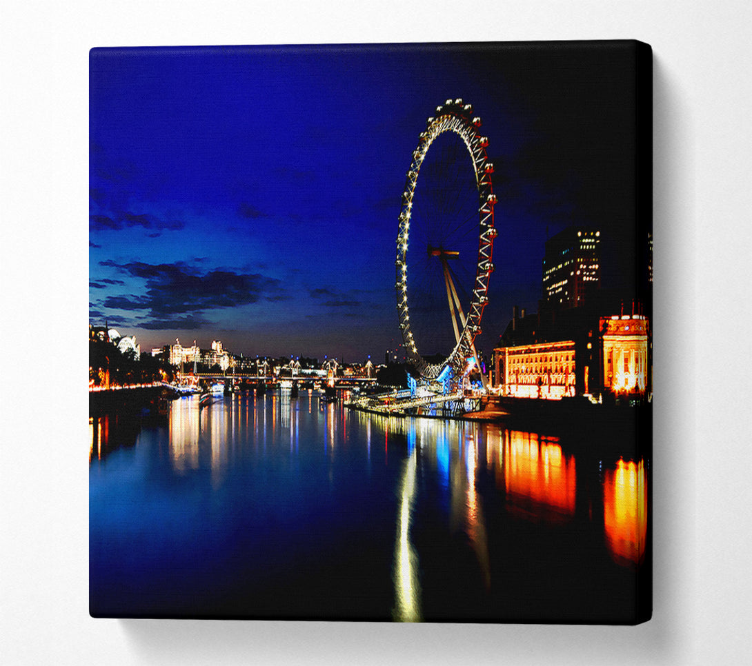  A Canvas Print of London Eye Canvas Art