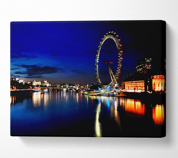  A Canvas Print of London Eye Canvas Art
