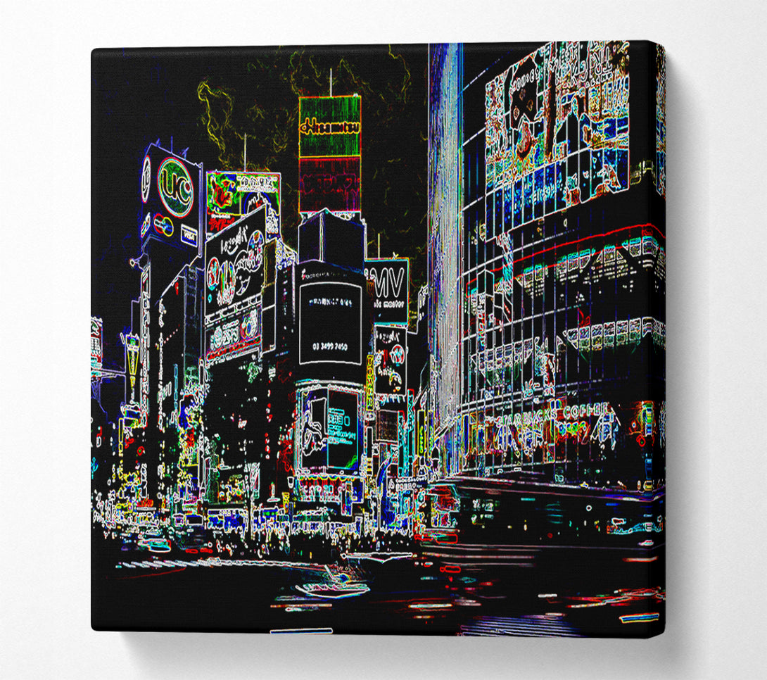  A Canvas Print of London Night Life Canvas Wall Art