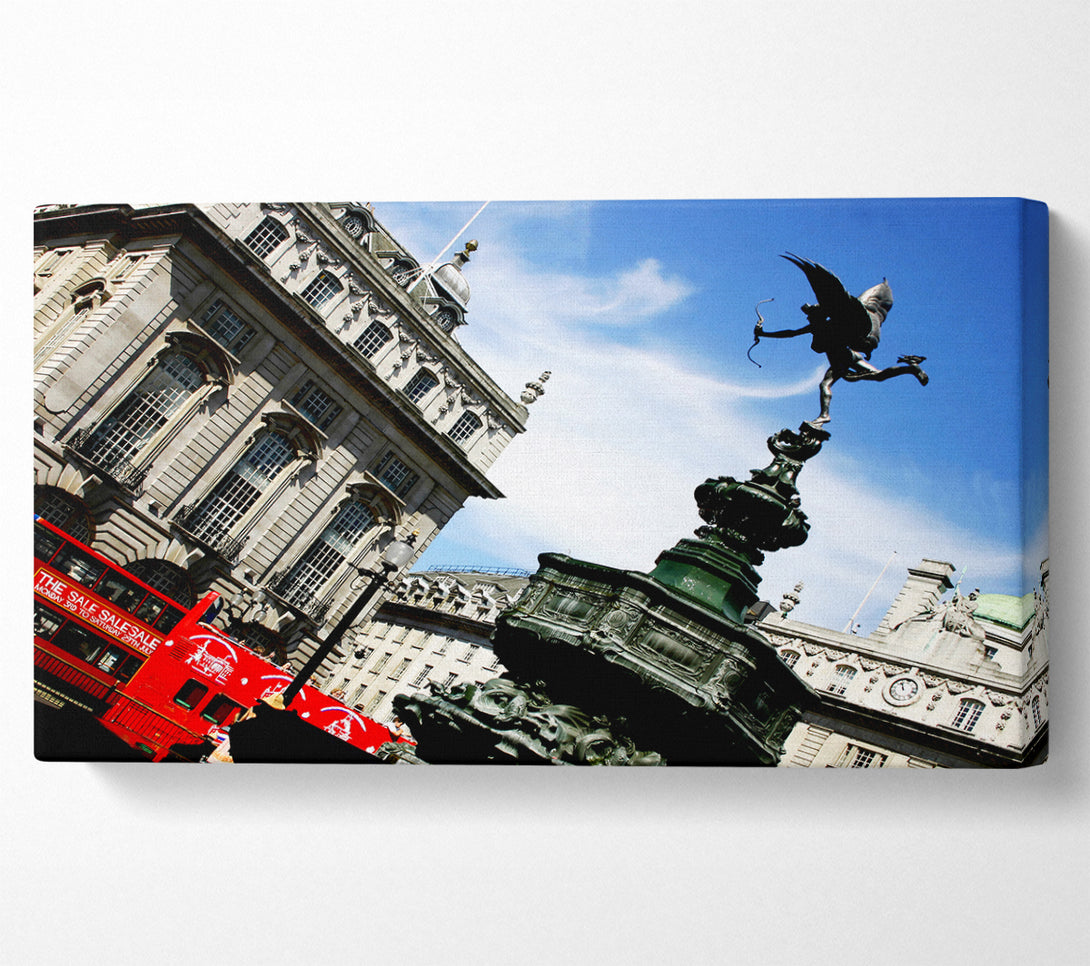  A Canvas Print of London Piccadilly Circus UK Canvas Wall Art