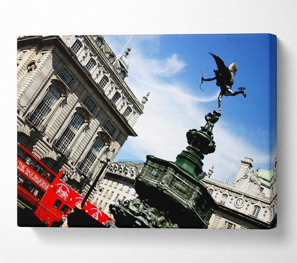  A Canvas Print of London Piccadilly Circus UK Canvas Wall Art