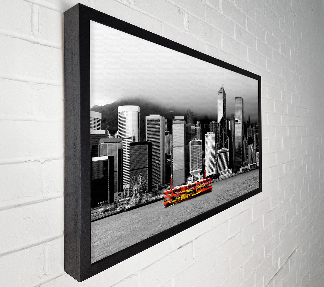 A Canvas Print of Hong Kong River Boat Canvas Art