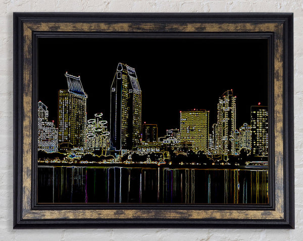 London Thames Framed Print