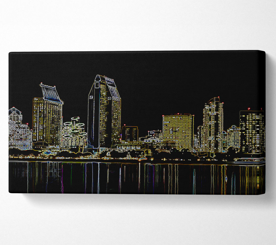  A Canvas Print of London Thames Canvas Print