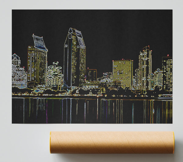 London Thames Print