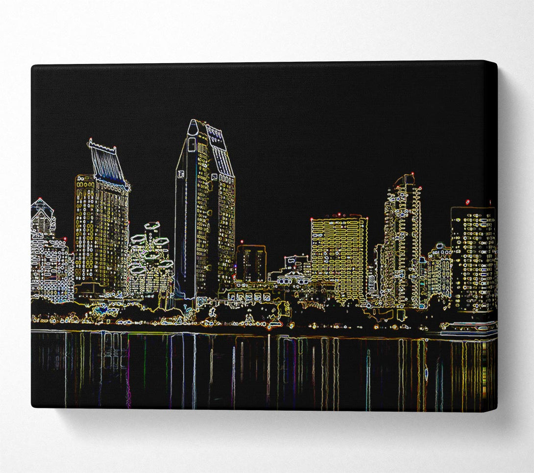  A Canvas Print of London Thames Canvas Print