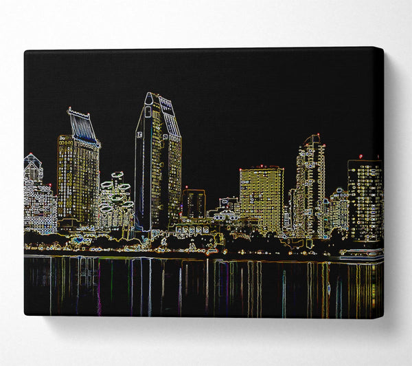  A Canvas Print of London Thames Canvas Print