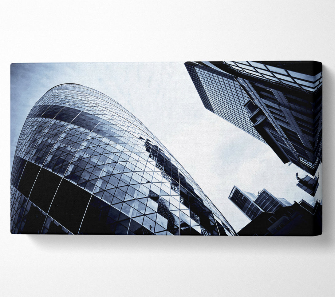  A Canvas Print of London The Gherkin Canvas Art