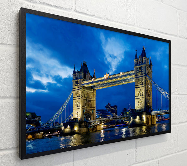 London Tower Bridge Blue Night Skys