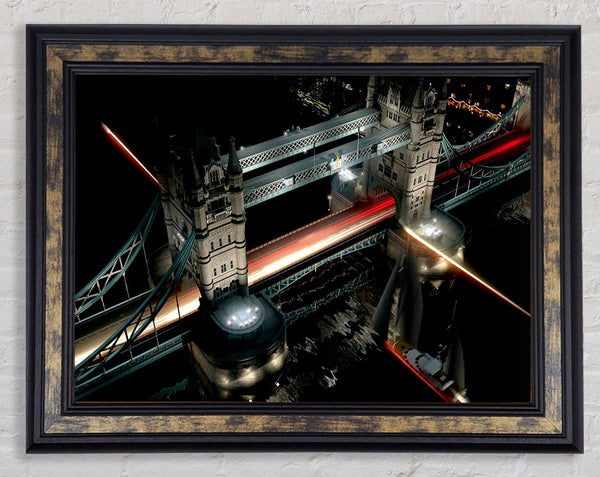London Tower Bridge From Above Framed Print