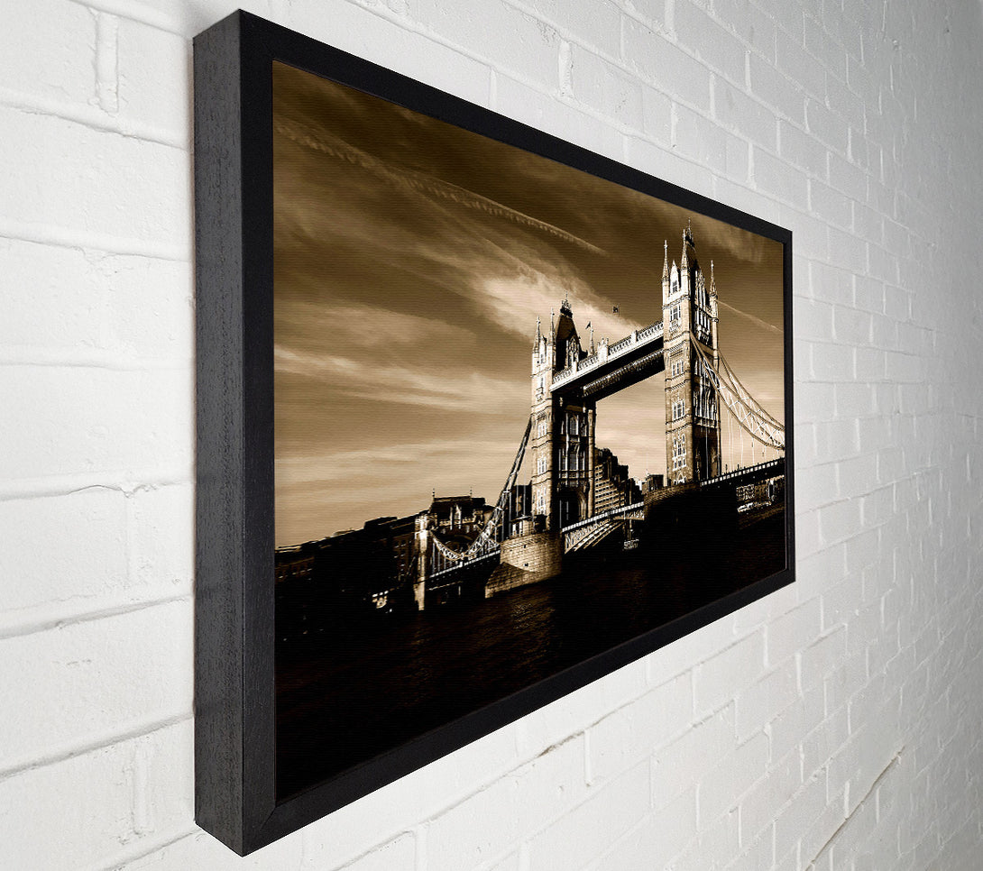  A Canvas Print of London Brown Beauty Canvas Wall Art