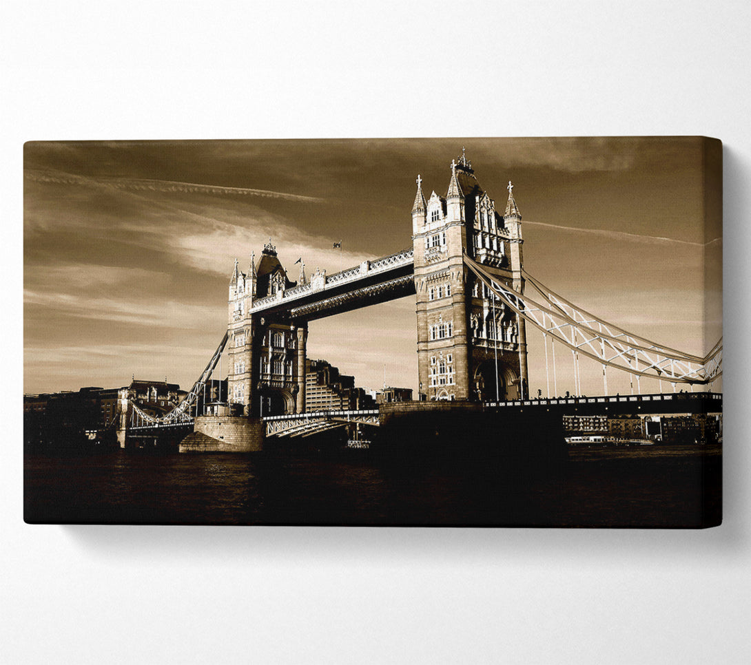  A Canvas Print of London Brown Beauty Canvas Wall Art