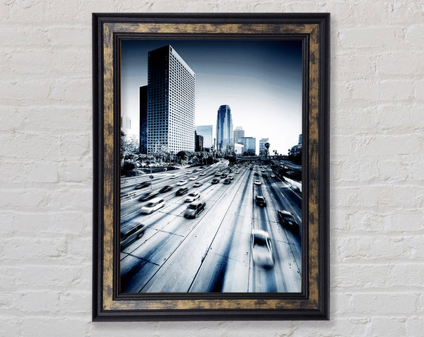Los Angeles Highways Framed Print
