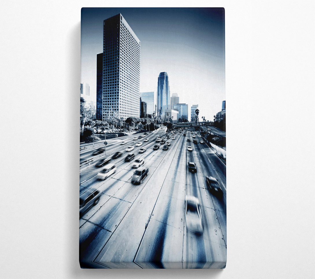  A Canvas Print of Los Angeles Highways Canvas Art