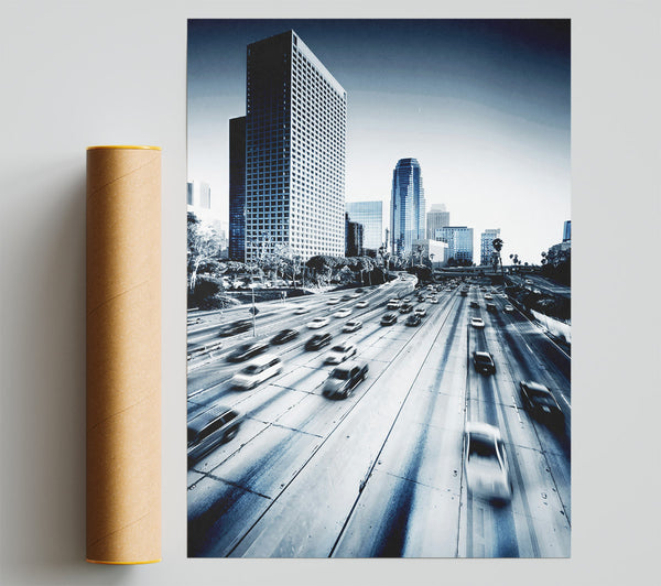 Los Angeles Highways Giclee Print