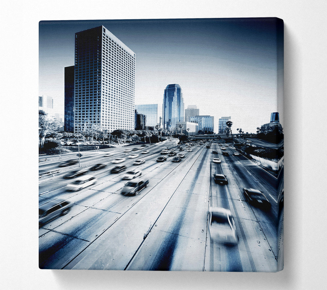  A Canvas Print of Los Angeles Highways Canvas Art