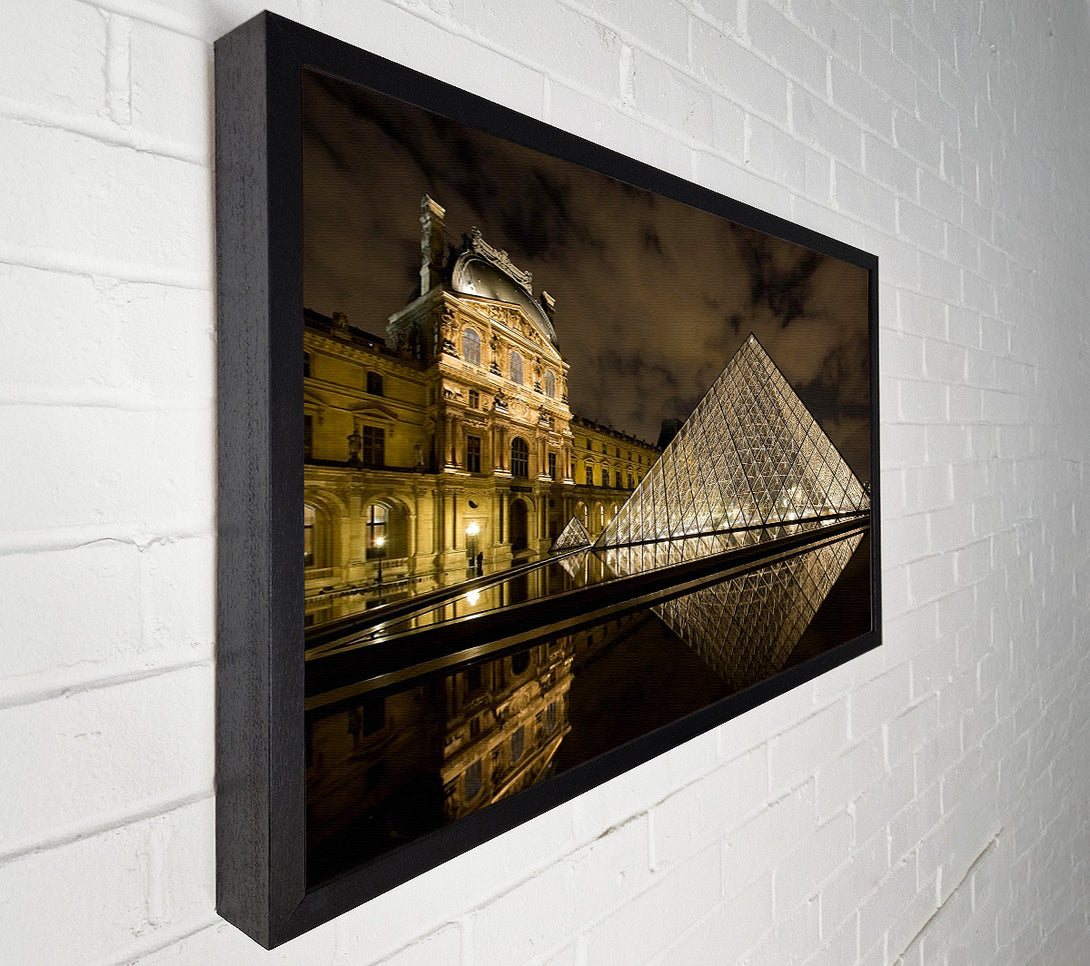  A Canvas Print of Louvre Museum Paris France Canvas Wall Art